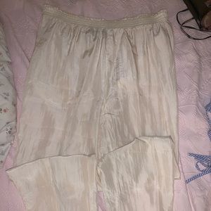 Silk pants